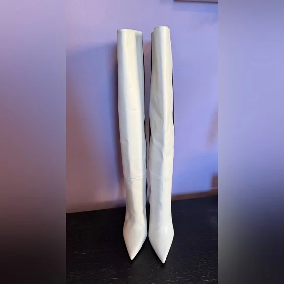 Christian Louboutin Astrilarge 100 black and white Botta boots in 41 EU - Picture 9 of 16